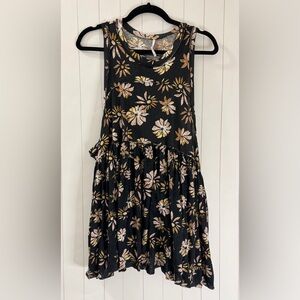 Free People Floral Tank Top XS